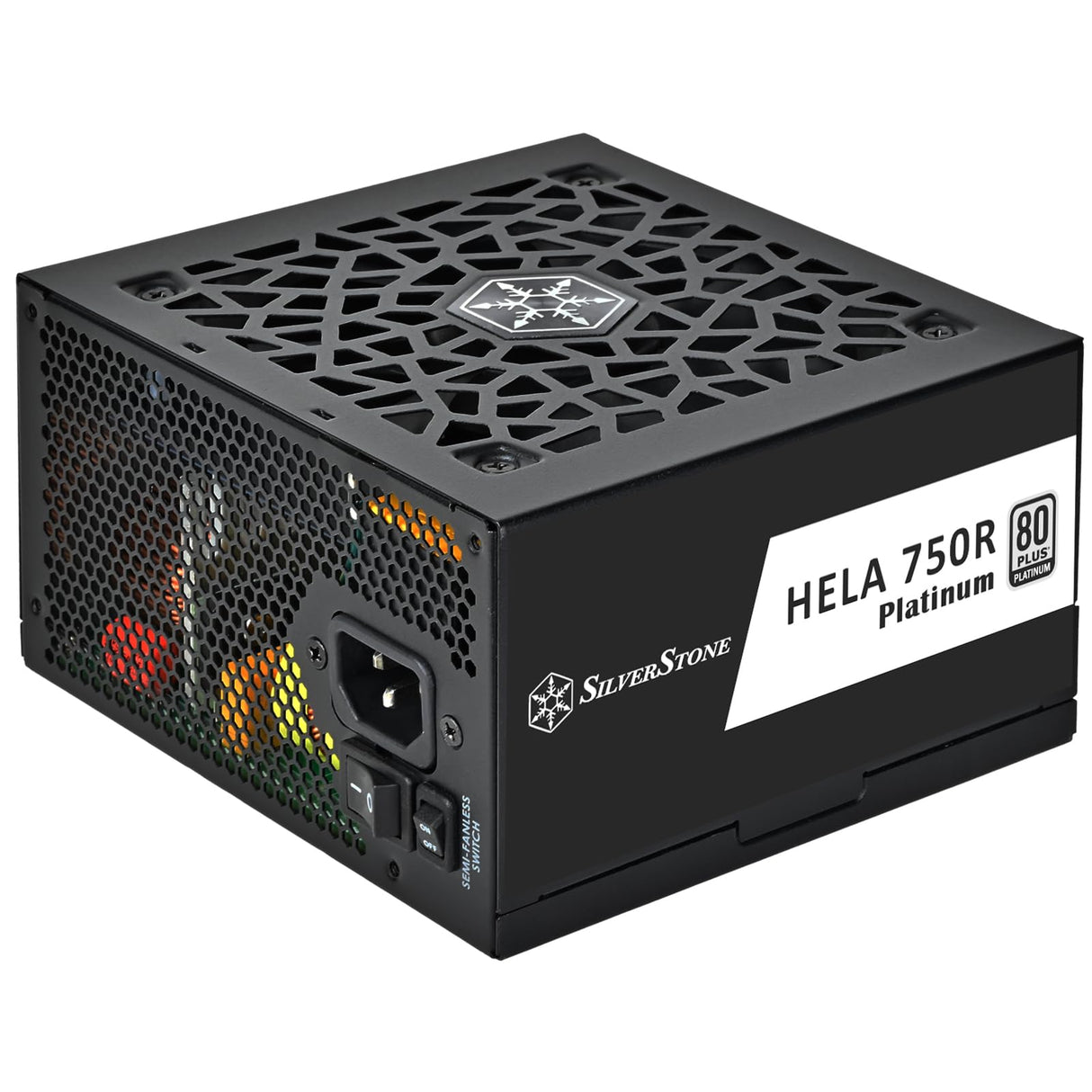 SilverStone Technology HELA 750R Platinum, Fuente de alimentación ATX Totalmente modular PCIe 5 80 Plus Platinum 750W, SST-HA750R-PM