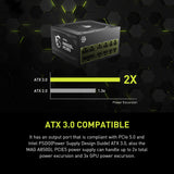 MSI mag 850W Fuente de alimentación 80 Plus Gold - ATX 3.0 PCIe 5.0 Ready - 12VHPWR [mag A850GL PCIE5]