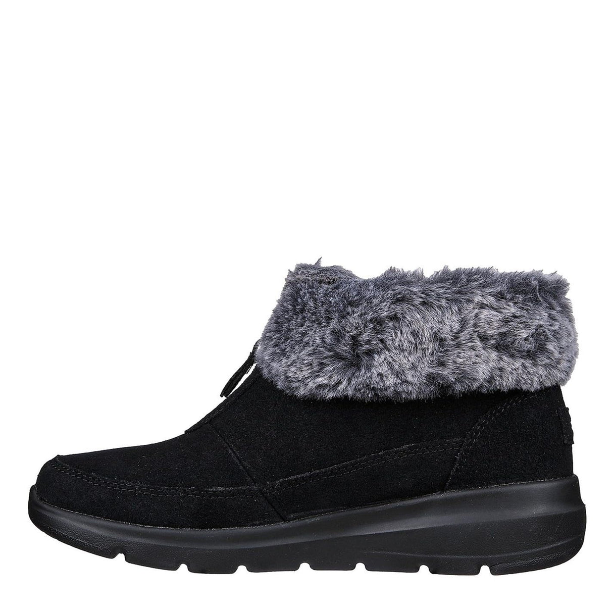 Skechers On-The-go Glacial Ultra-Sweet Vibes, Botas Cortas al Tobillo Mujer, Black, 39 EU