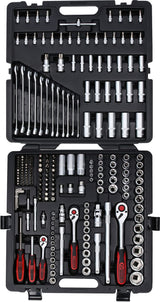 KS Tools 917.0216 Juego de llave de vaso de 1/4" + 3/8" + 1/2" , 216 pzs.