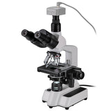 Bresser 5723100 Researcher Trino 40-1000x Microscopio, Negro/ Blanco