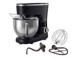Philips 7000 Series Robot de Cocina - 5,5 Litros, 1000 Vatios, 8 Ajustes de Velocidad, Tecnología ProKnead, Recetas, Temporizador Inteligente LED, Ganchos para Masa, Batidor y Batidora (HR7962/01)