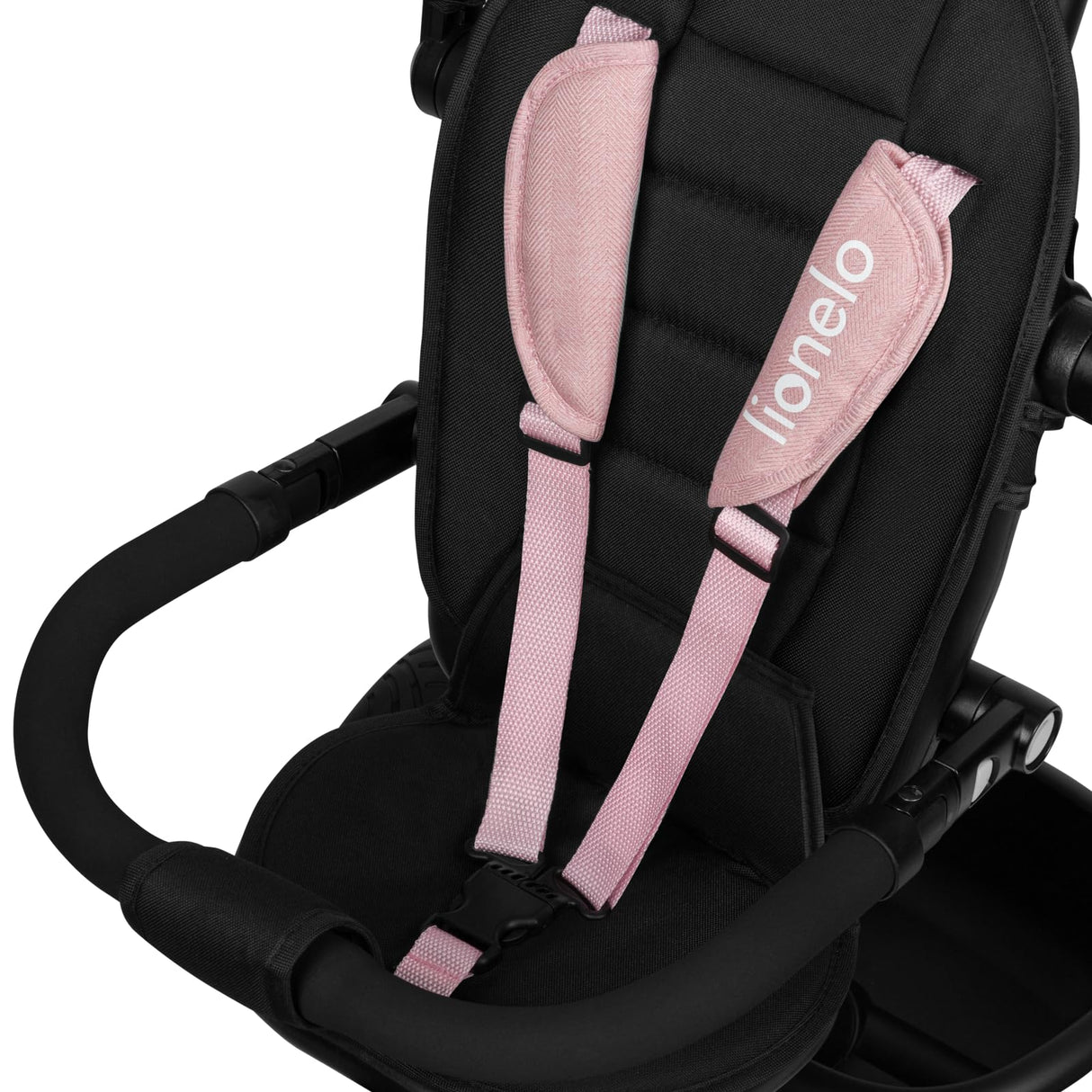 LIONELO Berry Triciclo Multifuncional de Paseo Silla de Paseo de 9 Meses a 5 años a 25 kg Ruedas Grandes de PU, Triciclo Asiento Giratorio 360° Montaje sin Herramientas