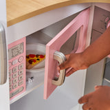 KidKraft Cocina de Juguete Grande Gourmet de Madera con teléfono de Juguete y Accesorios, Set Utensilios de Cocina Infantil, Juguetes niños 3+ años (53185)