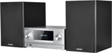 Kenwood M-9000S-S - Micro Sistema Hi-Fi con CD, Dab +, Radio por Internet, Spotify, FM, Bluetooth, USB y Gran Pantalla a Color TFT