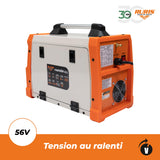 RURIS - Estación de soldadura inversor AS200FULL 200A – MIG/MAG sin gas, LIFT TIG, MMA – 230 V, 60% Duty Cycle, Ø Alambre 0,8-1 mm, Ø electrodos 2,5-4 mm, kit completo incluido
