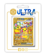 Pikachu ex 247/191 Teracristal Oro Secreta - Ultraboost X Écarlate et Violet 8 - Étincelles Déferlantes Box de 10 Cartas Pokémon Francés