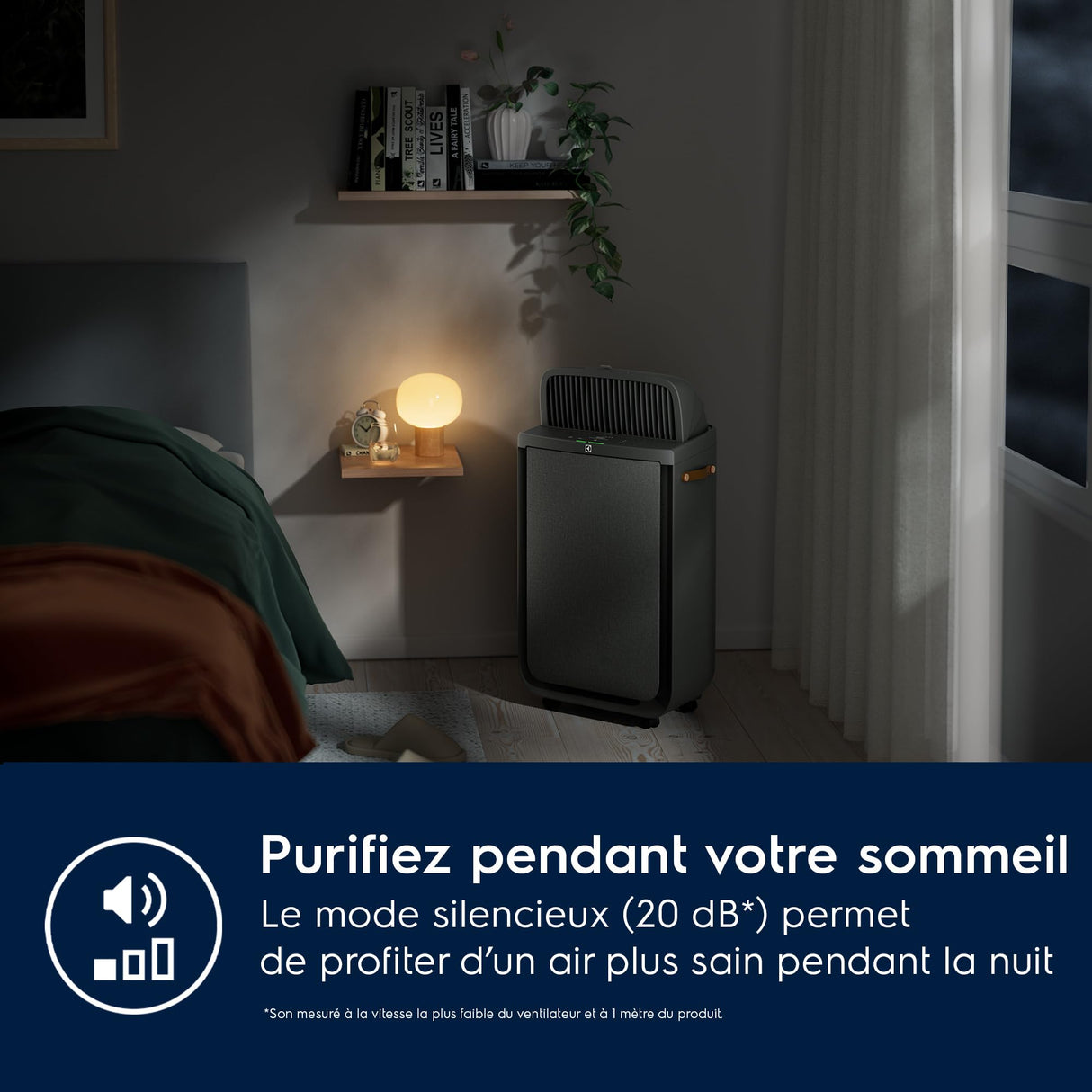Electrolux Pure Multi 700, purificador de aire, conexión Wi-Fi, función de ventilador, aire puro Filtración HEPA en 5 pasos, 73m2 máx., silenciador, EPU72771DG, gris oscuro