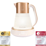 Russell Hobbs 27450-70 Hervidor de Agua Eléctrico de vidrio, 1,7L, temperatura regulable 40-100°C, Calm Iluminiación integra, música y sonidos relajantes, control táctil, 2400W