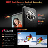 Blackview BL9000 - Teléfono móvil irrompible, 5G, doble pantalla 24 GB, 512 GB, Dimensity 8020/GPU 9 Core, 6,78 pulgadas, FHD+/120Hz, 50MP+50MP, 8800mAh/120W, Android13 Smartphone Gaming, WIFI 6/GPS