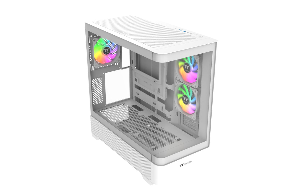 Thermaltake View 290 TG ARGB, Mid Tower Chassis, Snow