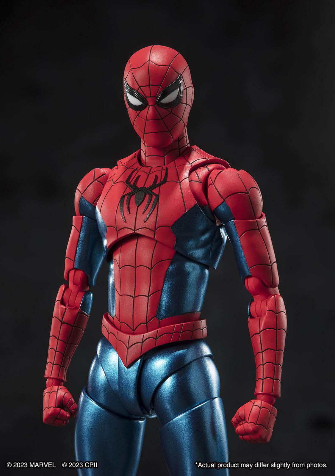 TAMASHII NATIONS - Spider-Man: No Way Home - Nuevo Traje Rojo y Azul, Figura de Acción Bandai Spirits S.H.Figuarts