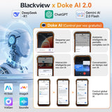 Blackview Xplore 1 Pro 5G Imágenes Térmicas Movil Resistente, Batería 20000mAh, 36GB+256GB/2TB TF, Android 15 Movil Irrompible, Dimensity 7050, 6.78" 120Hz 2.4K, 64MP+50MP, IP68/IP69K/OTG/NFC/GPS