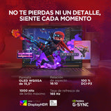 Lenovo Legion 5 Gen 11 - Portátil Gaming IA 15.3" OLED (AMD Ryzen 7 250, NVIDIA GeForce RTX 5050, 165Hz, 16GB RAM, 512GB SSD, Wi-Fi7, Sin Sistema Operativo) QWERTY Retroiluminación RGB, Español-Negro