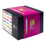 Talens | Pantone Marker Set de 54 | Rotulador Doble Punta con Punta de Pincel y Cincel | Tinta Pigmentada a Base de Agua en Colores Pantone