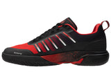 K-Swiss Ultra Court Padel, Tenis Shoe Hombre, Black Anthracite Sanyo Red, 42 EU