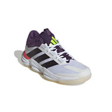 adidas Courtstabil Indoor Performance Shoes, Calzado Deportivo Hombre, Cloud White/Aurora Met. / Aurora Plum, 45 1/3 EU