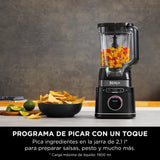 Ninja Detect Power Pro Batidora y Procesador de alimentos 3 en 1 (1200W), vaso de 680 ml y cuchilla para masa, ideal para mezclar, picar y batir, negro, TB401EU