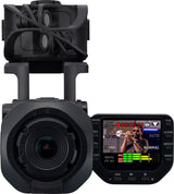 Zoom Q8n-4K Grabadora de vídeo portátil. 4K HDR Video, micrófonos estéreo más dos entradas XLR, grabación de 4 pistas de audio, webcam, para grabaciones y streaming de música, podcasts y más