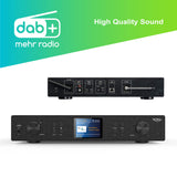 XORO HFT 440 - Radio por Internet con Dab+ y recepción FM para Ampliar un Sistema de Alta fidelidad, WiFi de 2,4 GHz, Bluetooth, SpotifyConnect, Streaming de música por UPnP