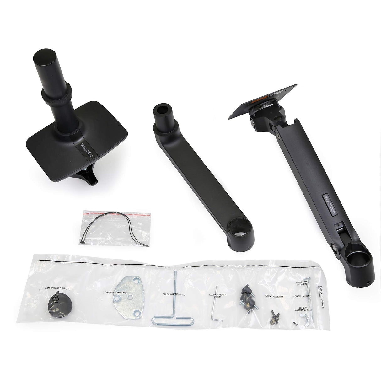 ERGOTRON LX Brazo de Montaje, Aluminio, Mate Negro