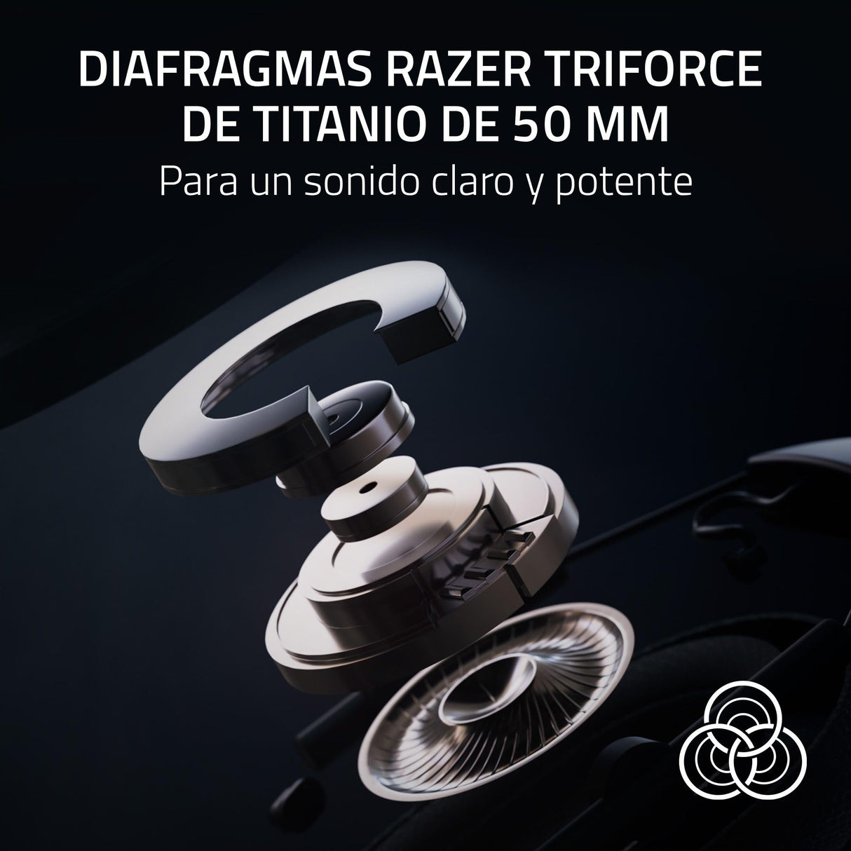Razer BlackShark V2 HyperSpeed para PC - Auriculares para esports inalámbricos y ligeros (280 g, Micrófono HyperClear, Diafragmas TriForce de titanio de 50 mm, Bluetooth) Negro