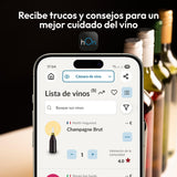 Candy DiVino CWC058, Vinoteca, 58 Botellas, WiFi, App hOn, Puerta Reversible, 10 Baldas, Tratamiento Anti-UV, Compresor Antivibraciones, Iluminación LED, Control Digital,Tirador Integrado, 37DB, Negro