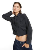 G-STAR Para Mujer Chaqueta Officer Short, Azul (petrol D24583-D522-860), XS