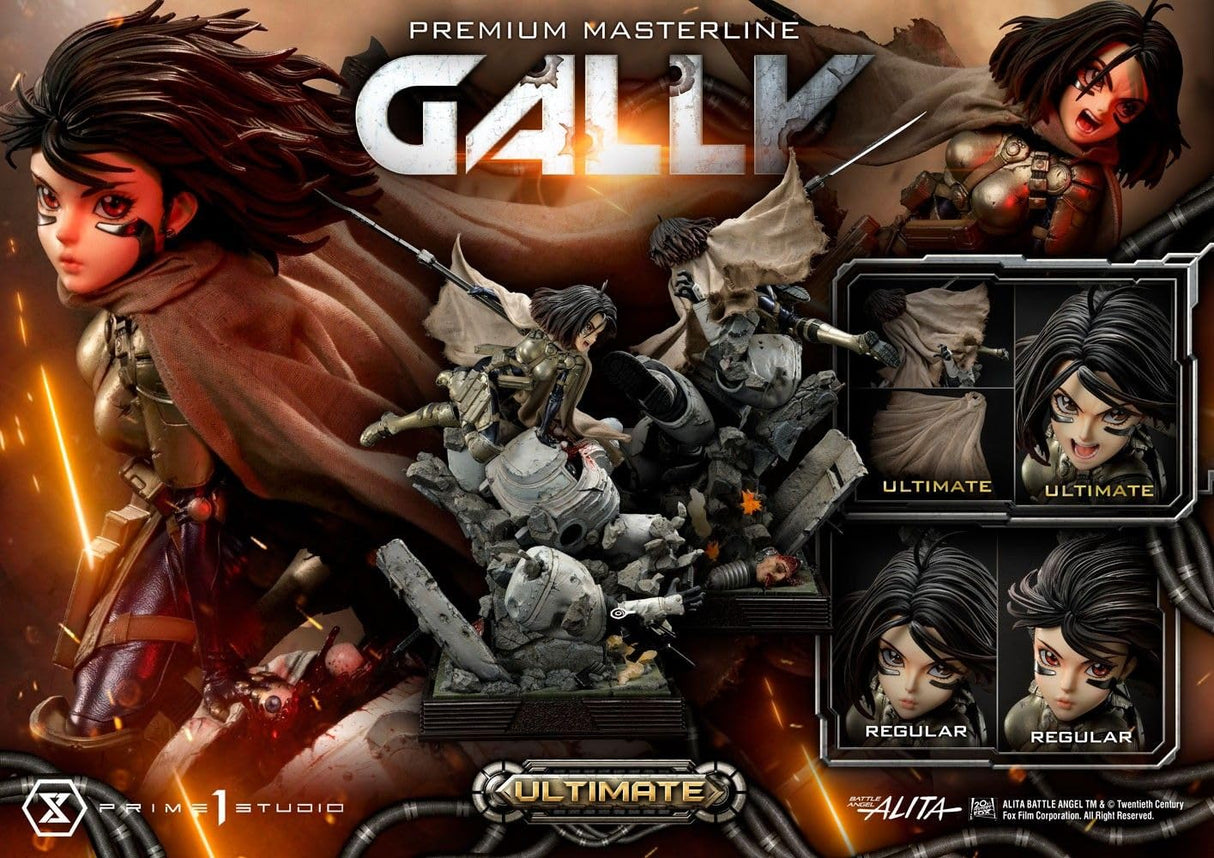 Prime 1 Studio Alita: Battle Angel - Figura Decorativa (64 cm, 1/4 cm), Color Negro