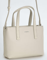 Calvin Klein Bolso bandolera Mujer Mini Tote pequeño, Elfenbein (Marfil), Talla Única