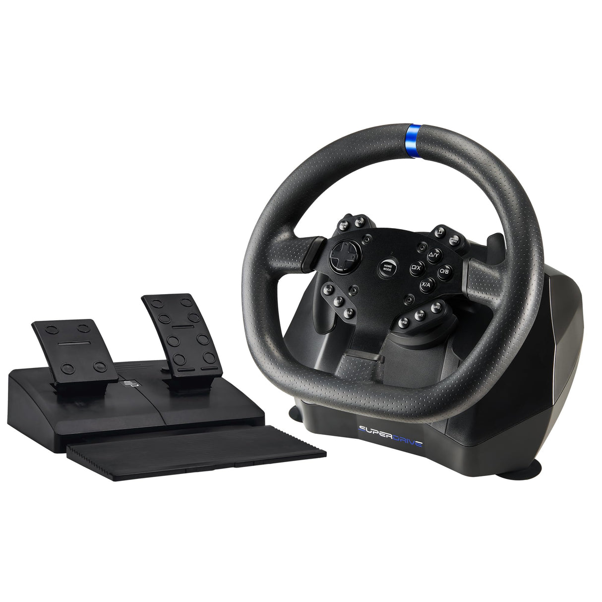 Superdrive - Volante de carreras SV950 con pedal y paletas de cambio para Xbox Serie X/S, PS4, Xbox One, PC (programable para todos los juegos)