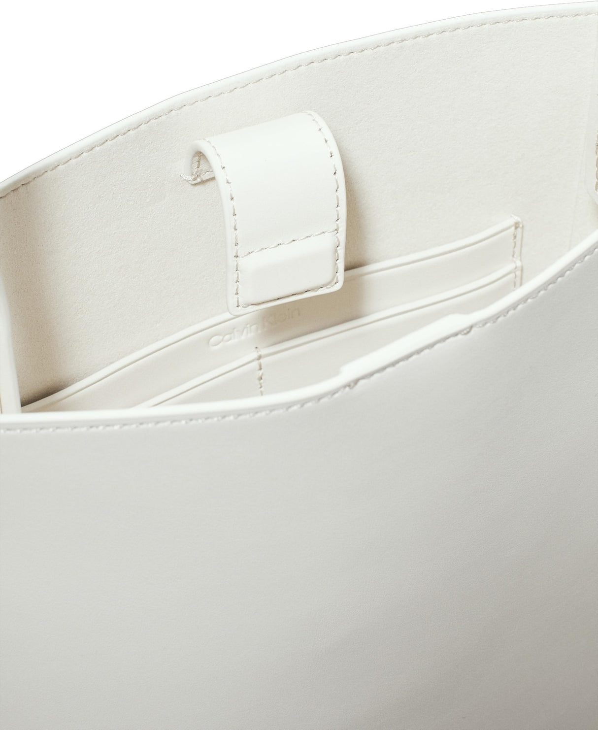 Calvin Klein Bandolera Mujer Crossbody Bag Bolso de Piel, Blanco (Antique White), Talla única