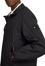 Tommy Hilfiger Chaquetón Hombre con cremallera, Negro (Black), M