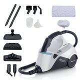 Ariete 4145/2 Limpiadora de vapor con 10 accesorios, 1500 W, color blanco