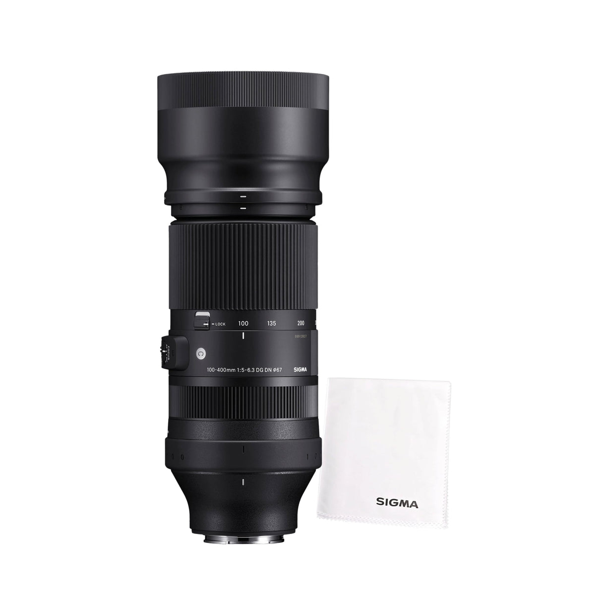 Sigma 100-400 mm F5.6-6.3 DG DN OS | C, Sony, E. Incluye paño de Limpieza Sigma