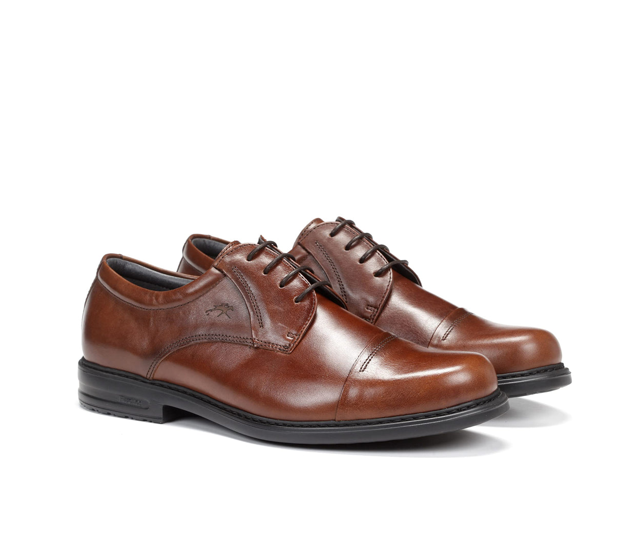 Fluchos Simon Zapatos de Cordones Derby, Hombre, Marrón (Libano 000), 45 EU (10.5 UK)