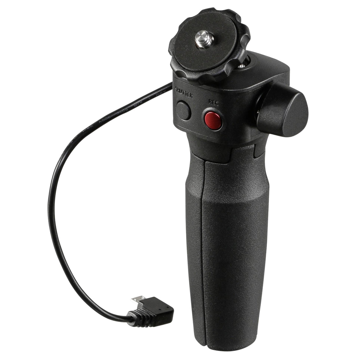 Panasonic Lumix DMW-SHGR1 - Empuñadura para cámara LUMIX G (trípode para vlogging, 2 en 1 empuñadura y trípode, botón grabación de vídeo/Foto, Ligera y compacta, sin batería, Cable USB) Negro