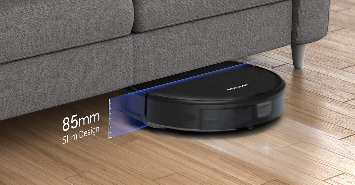 SAMSUNG Powerbot™ VR05R5050WK Aspirador 2 en 1 Aspira y Lava Inalámbrico, 150 Minutos de autonomía. Negro