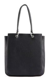 Tommy Hilfiger Mujer Bolso Tote TH Emblem Work Tote con Cremallera, Negro (Black), Talla Única