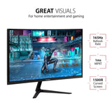 ViewSonic Monitor curvo VX2718-2KPC-MHD de 27», 2K, panel VA, 165 Hz, MPRT de 1 ms, sincronización adaptativa, 2 HDMI, DisplayPort, altavoces