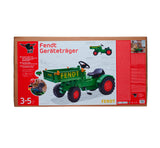 Big Fendt - Tractor Infantil con Cadena de precisión, Asiento Ajustable en 3 Posiciones, hasta 50 kg, Licencia de Fendt, para niños a Partir de 3 años, Verde, Amarillo, Negro y Rojo