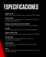 Canon EOS R50 V + RF-S 14-30mm F4-6.3 IS STM PZ + 2X Baterías (Kit de Batería Adicional)- Cámara para Vlogging Compatible con Objetivos Canon RF | Ideal Vlogs y Viajes | Conexión Bluetooth