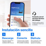 Linksys - Router Mesh WiFi 6E, tribanda Hydray Pro 6E, enrutador inalámbrico de 8 flujos, Banda de 6 GHz, hasta 6.6 Gbps, Cobertura de 250 m², más de 55 Dispositivos