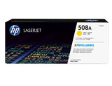 HP 508A CF362A, Amarillo, Cartucho Tóner Original, de 5.000 páginas, para impresoras HP Color LaserJet Enterprise serie 552, 553; LaserJet Enterprise serie 577