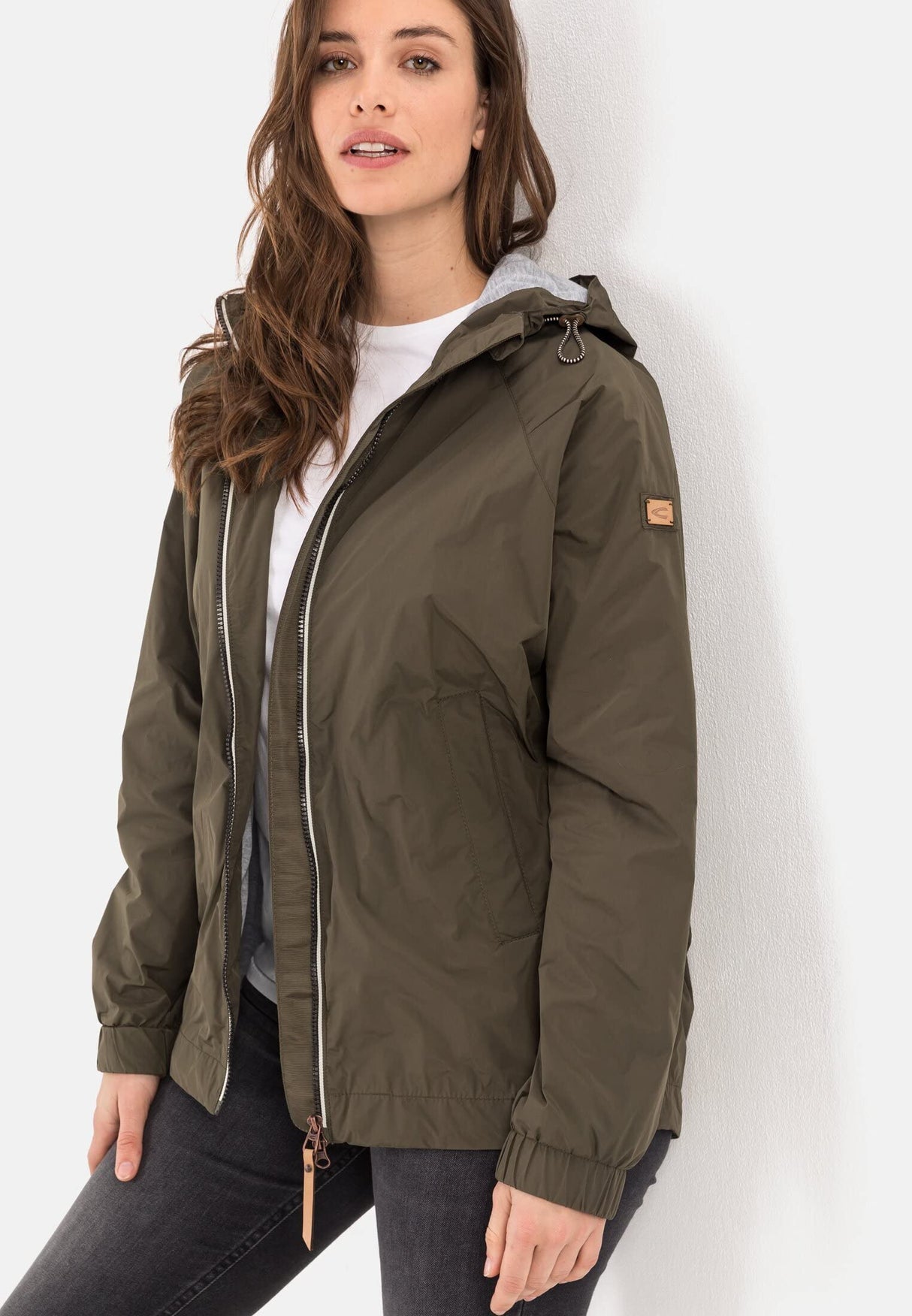 Camel Active Womenswear 320200/7r26 Chaqueta, Caqui, 48 para Mujer