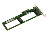 Kalea-INFORMATIQUE Tarjeta PCIe x16 PCIe 3.0 para 4 SSD PCIe NVMe U.2 U2 68-Pin SFF-8639. Montaje Directo en Placa sin Cables.