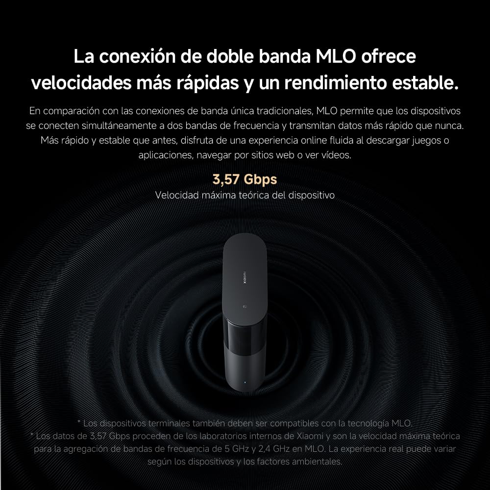 Router WiFi WiFi7 BE3600 – 2.5G Puerto Malla WiFi BLE conexión multidispositivo de Baja latencia