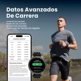 Amazfit Cheetah 2 Pro 48mm Reloj Inteligente GPS Running, Pantalla AMOLED 1,32", Cristal de Zafiro, Caja de Titanio, 32 GB Almacenamiento, hasta 20 días batería, NFC, Linterna, para Android y iPhone