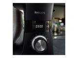 Philips 7000 Series Robot de Cocina - 5,5 Litros, 1000 Vatios, 8 Ajustes de Velocidad, Tecnología ProKnead, Recetas, Temporizador Inteligente LED, Ganchos para Masa, Batidor y Batidora (HR7962/01)