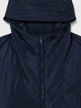 Armani Exchange Parche con Logotipo de The Urban Expedition, sostenible Chaqueta Down, Azul Marino, XL para Hombre
